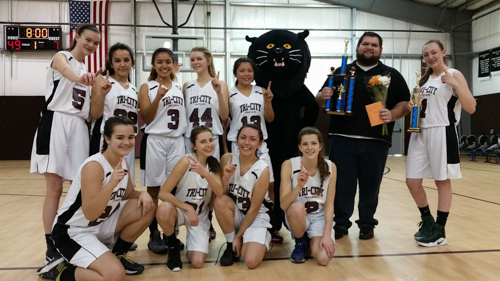 Girls Basket Ball Team Photo